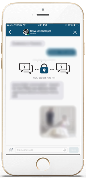 Zap Encrypted Chats
